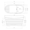 Alfi Brand ALFI brand AB1105 63" Free Standing Cedar Wooden Bathtub AB1105 - alternate 15